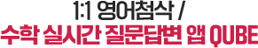 1:1 ����÷��/���� �ǽð� �����亯 �� QUBE